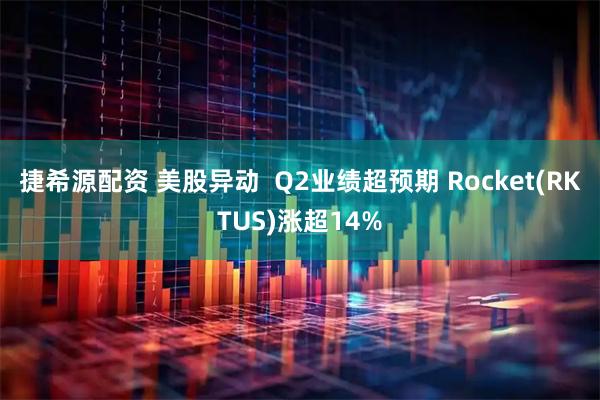 捷希源配资 美股异动  Q2业绩超预期 Rocket(RKTUS)涨超14%